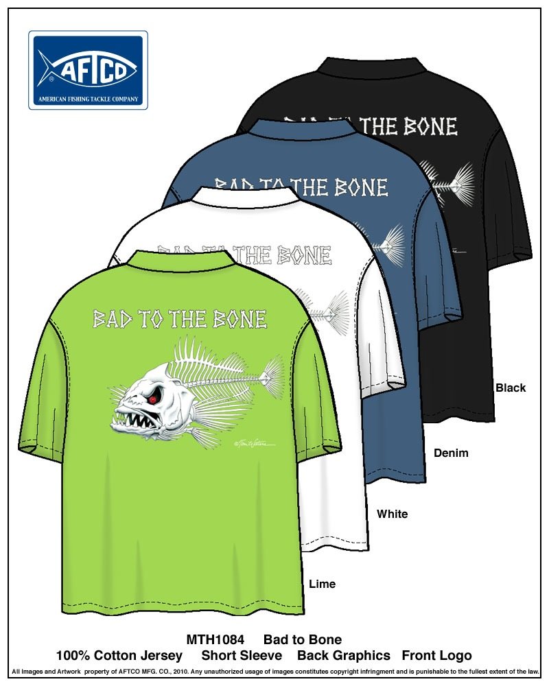 bone fishing shirt