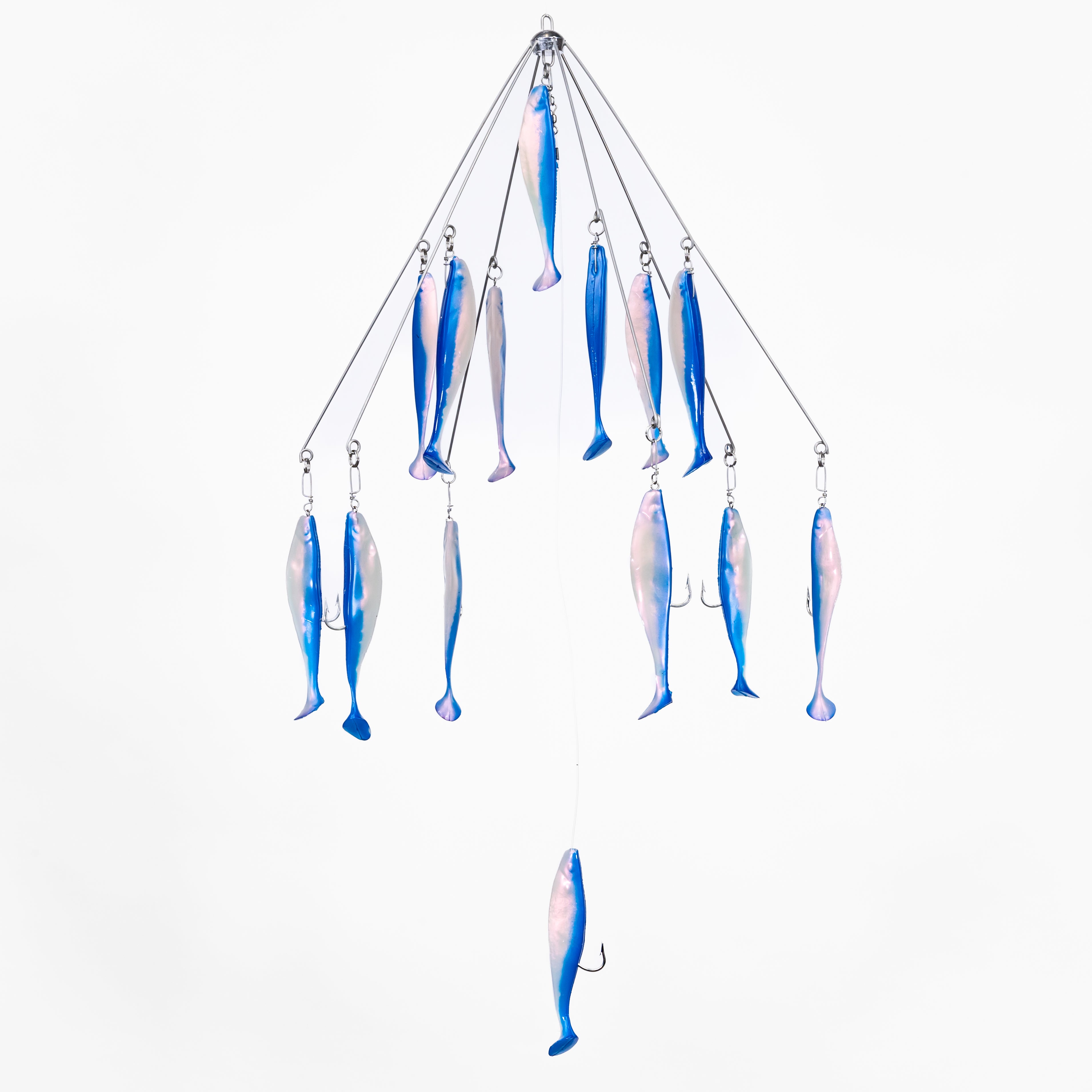 9er's Lures 6 Arm Tube or Shad Umbrella Rig