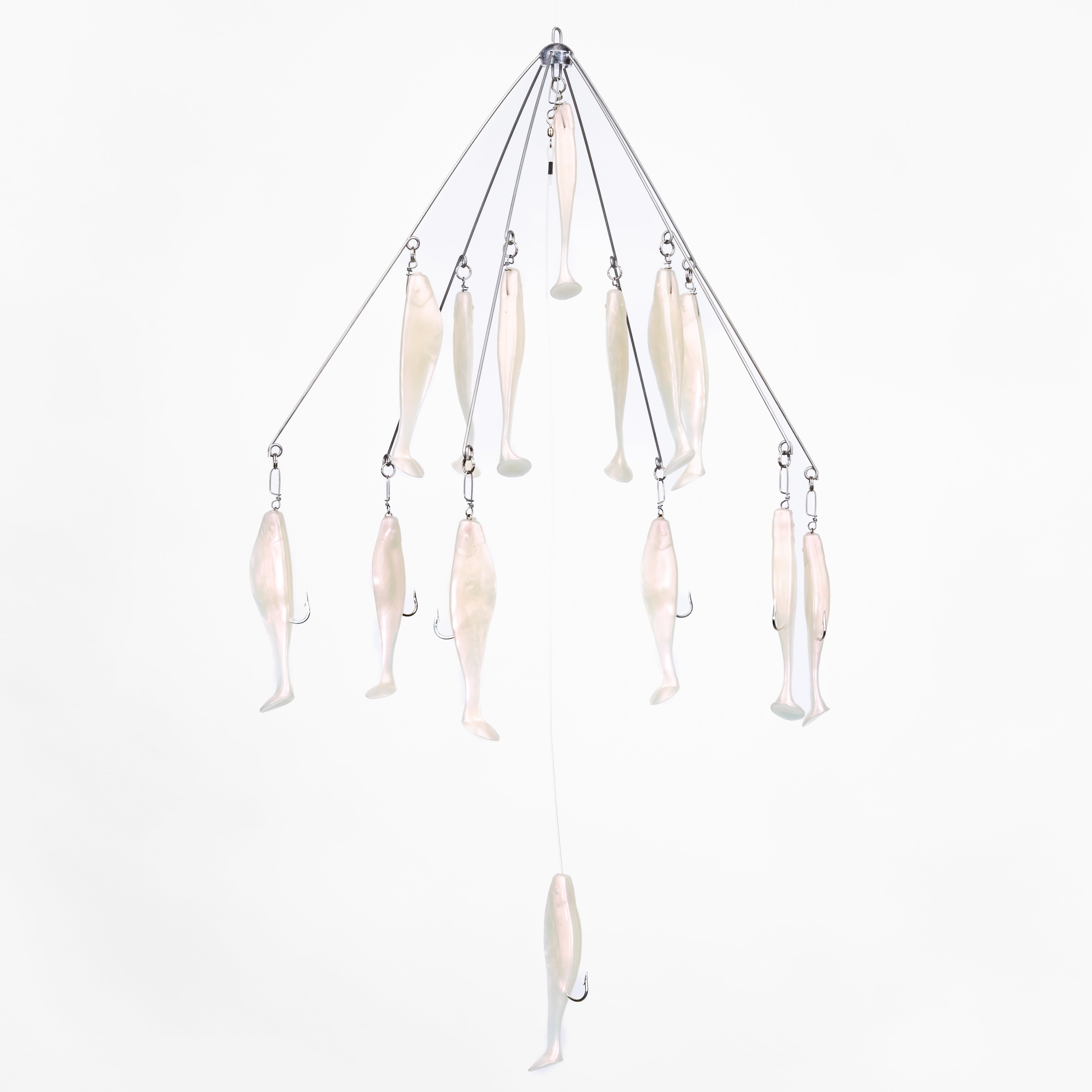 9er's Lures 6 Arm Tube or Shad Umbrella Rig