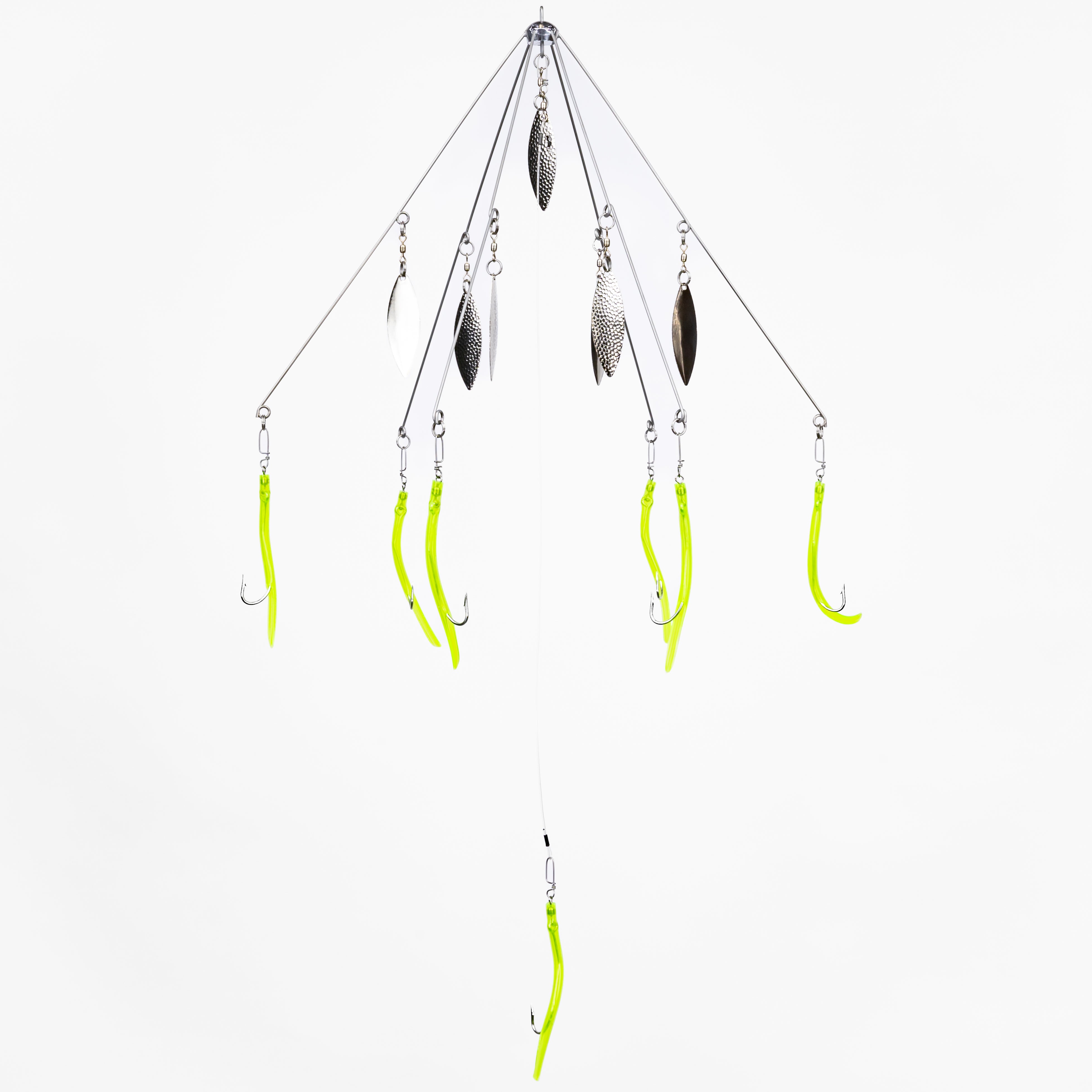 9er's Lures 6 Arm Tube or Shad Umbrella Rig