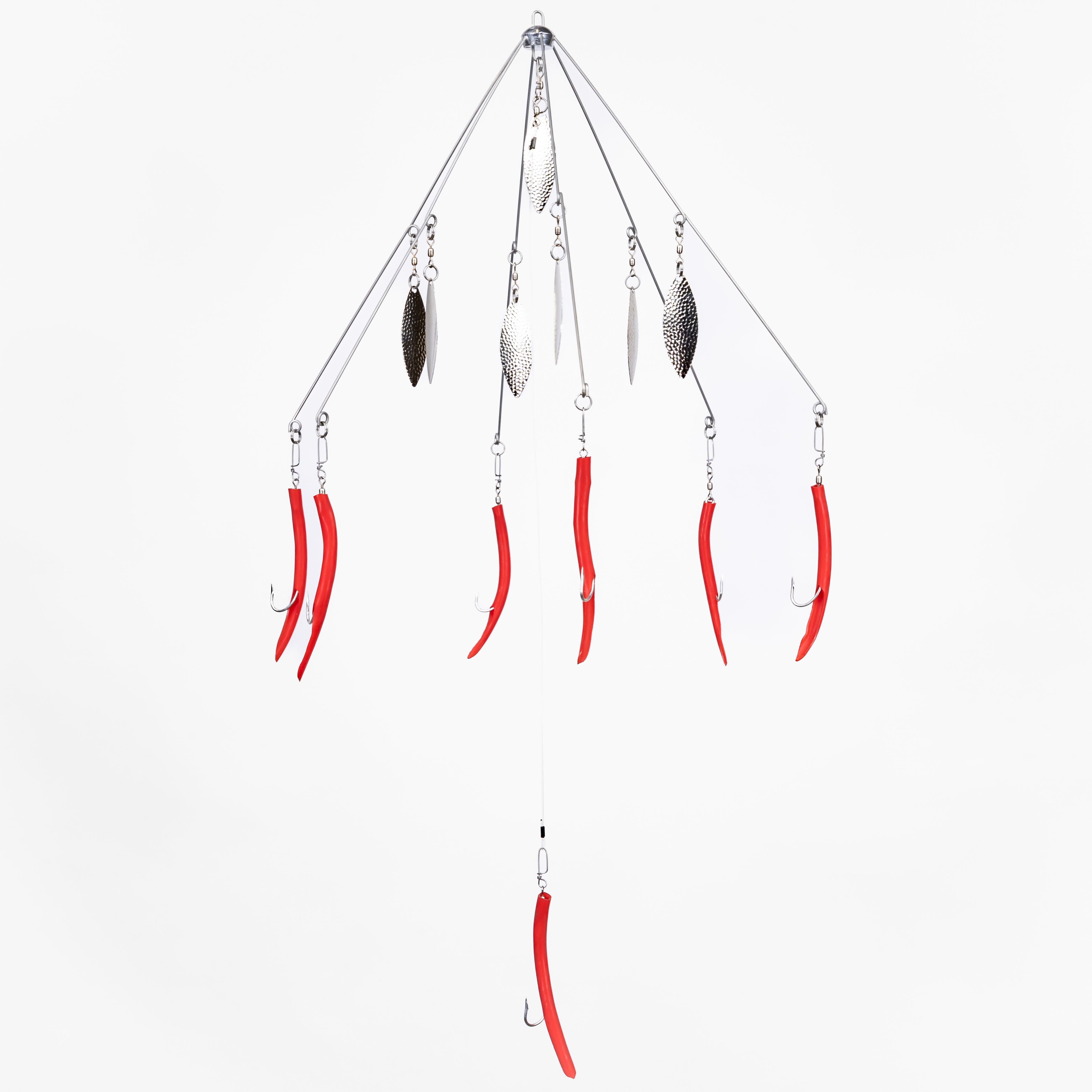 9er's Lures 6 Arm Tube or Shad Umbrella Rig – J&H Tackle 9er's Lures 6 Arm Tube or Shad Umbrella Rig – J&H Tackle