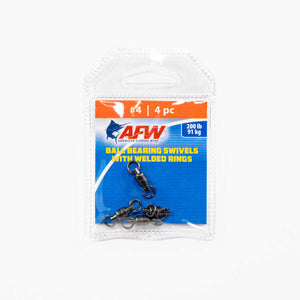 American Fishing Wire Ball Bearing Swivels with Welded Rings