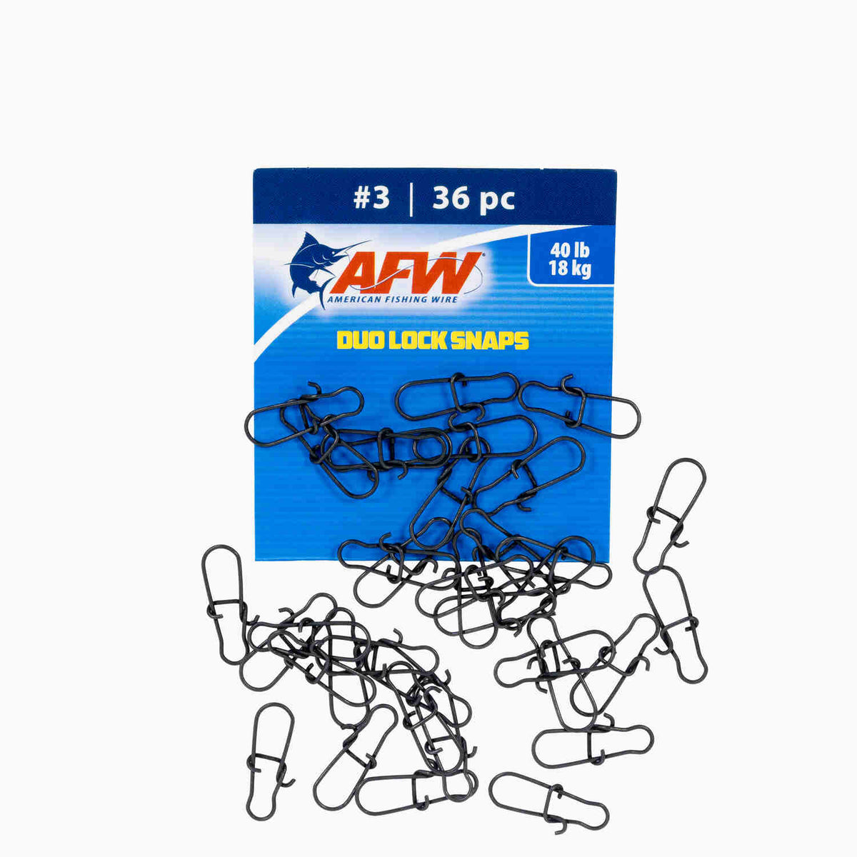American Fishing Wire Duo Lock Snaps #3