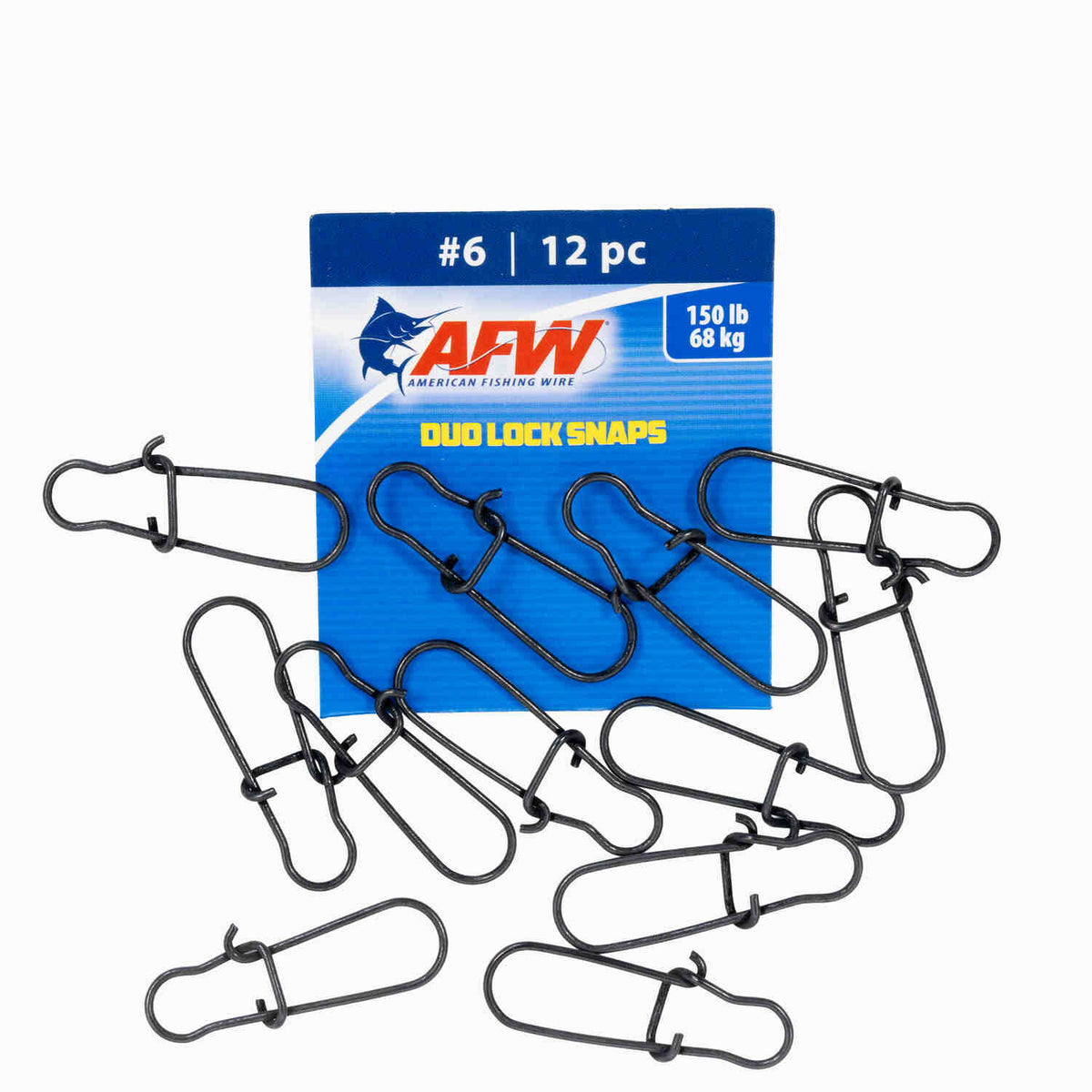 American Fishing Wire Duo Lock Snaps #6