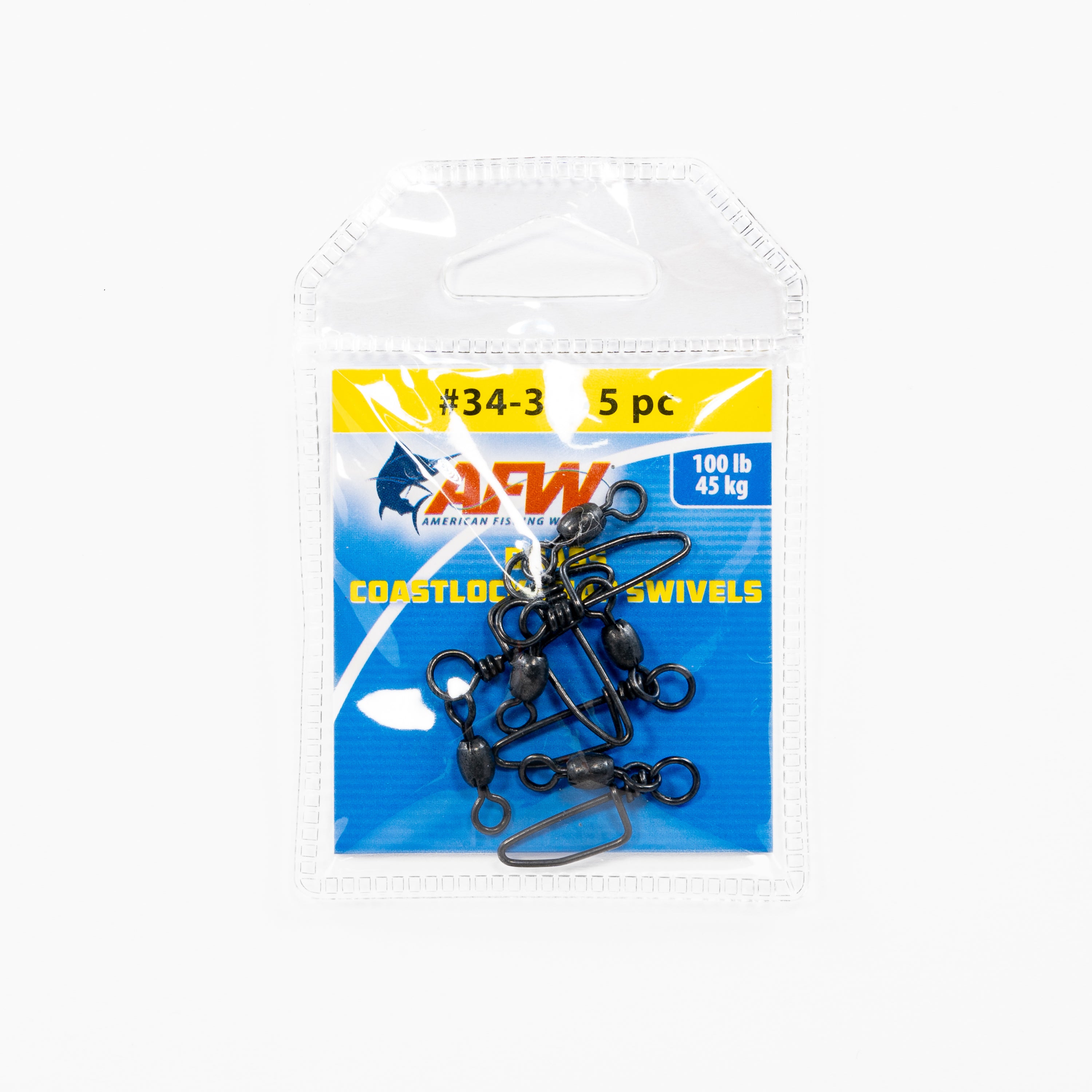 American Fishing Wire Brass Coastlock Snap Swivels