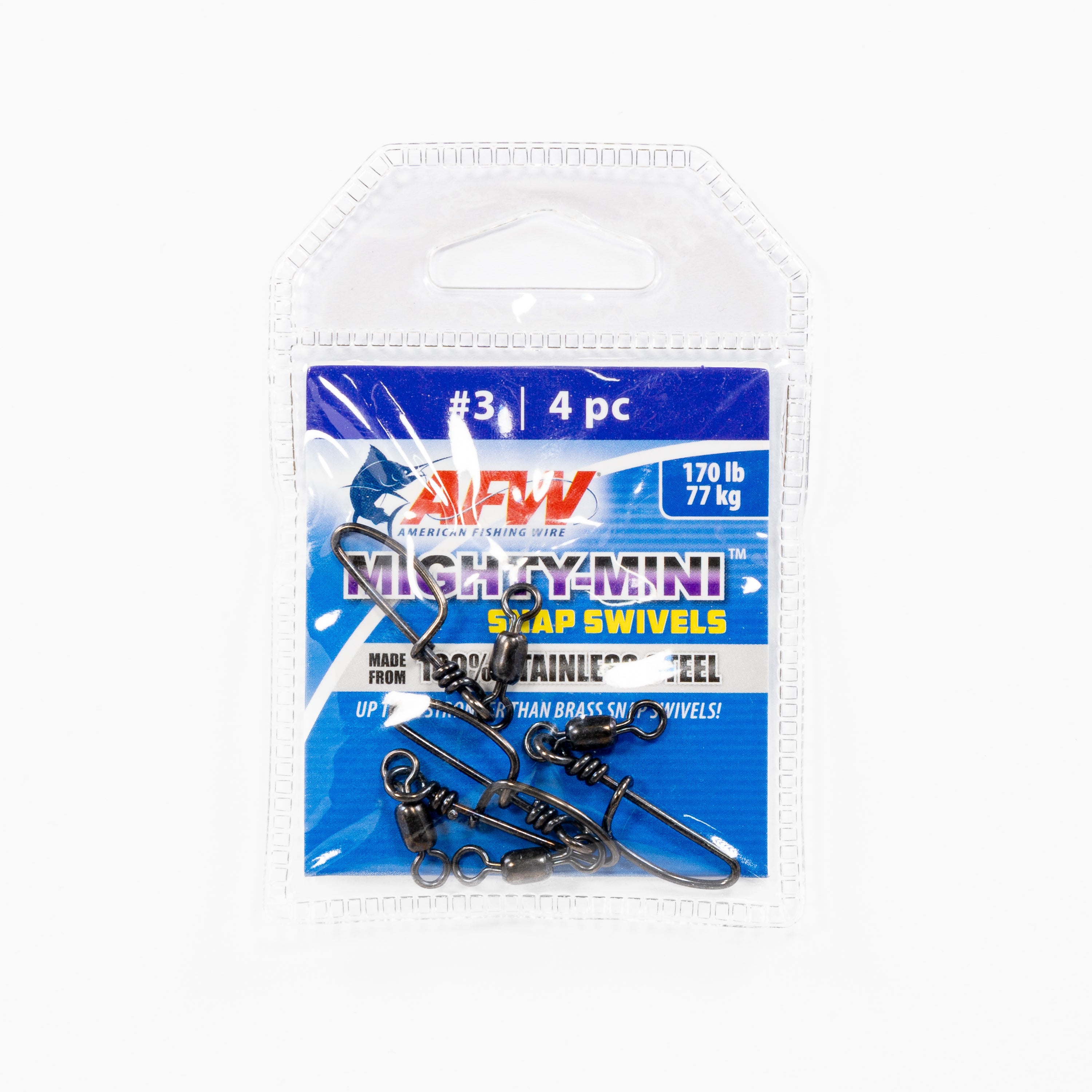 American Fishing Wire Mighty-Mini Snap Swivels