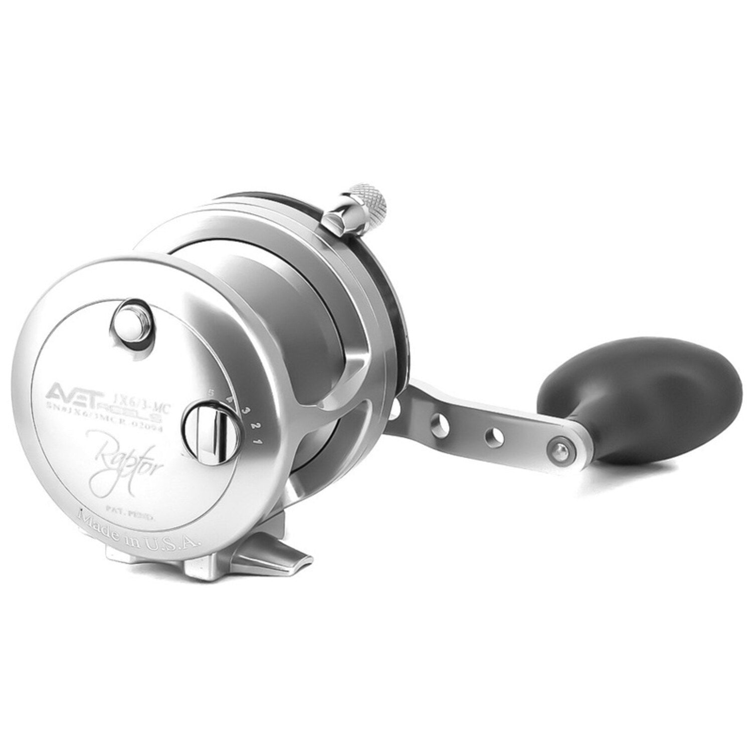 Avet JX 6/3 MC RAPTOR Left Handed Lever Drag Reel J&H Tackle