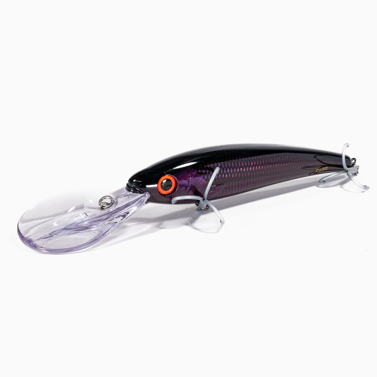 deep diving fishing lures Bomber Certified Depth Purple Crush 8 In