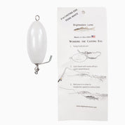 Brightwaters Lures Casting Eggs White Unrigged