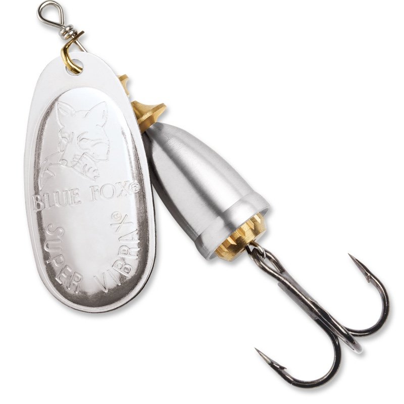 classic fishing lure Blue Fox Classic Vibrax-Silver/Silver