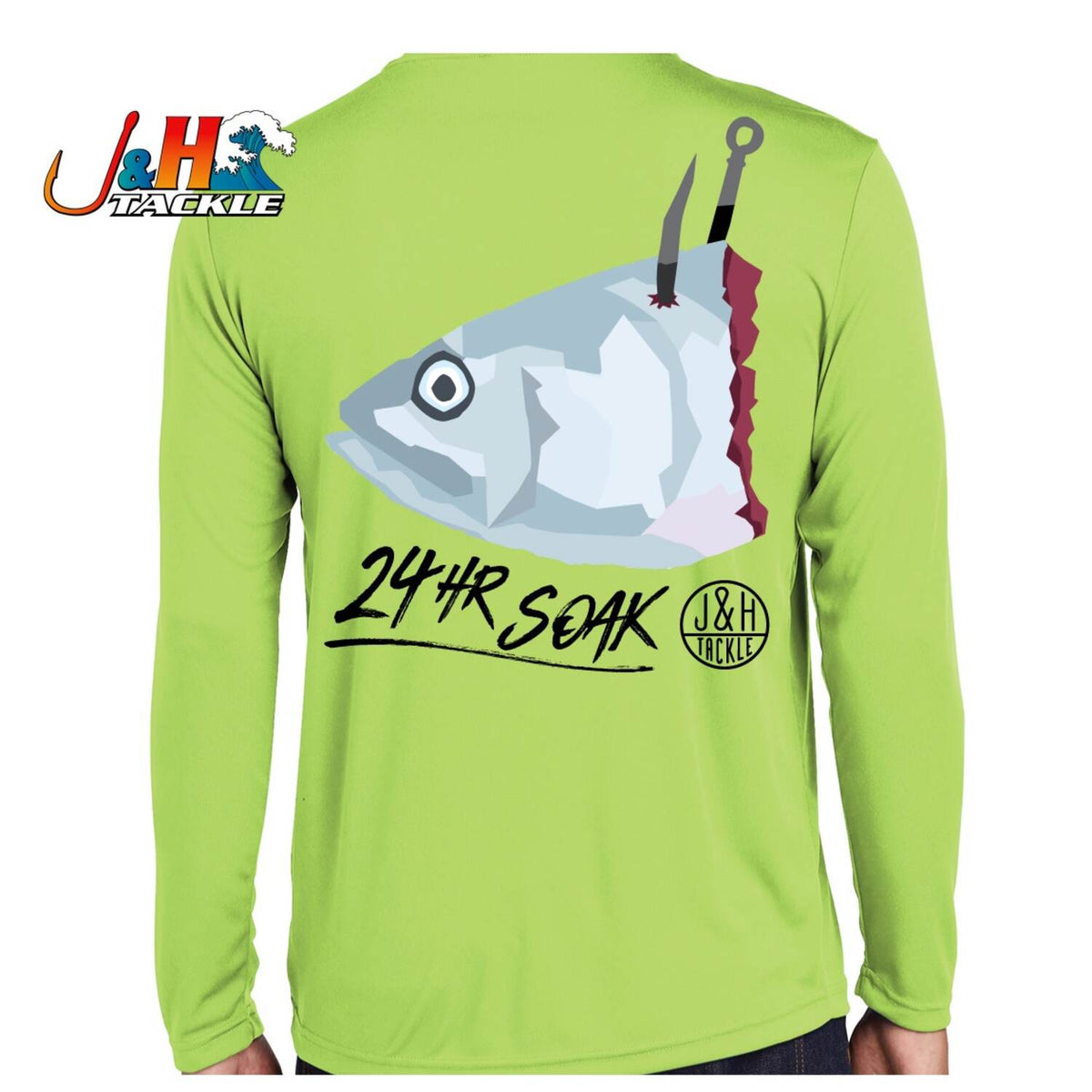 Bunker-Chunk-Performance-Shirt-Mockup-Rear-Lime_1