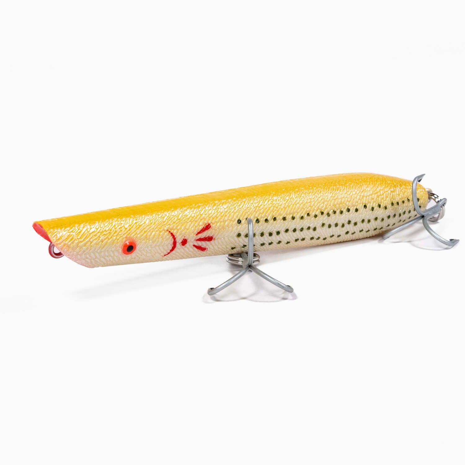 Cotton Cordell Pencil Popper, Pearl/Yellow / 6