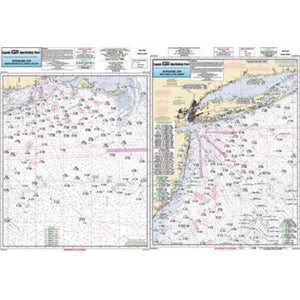 Captain Seagull's Canyon Chart MA, RI, CT, NY, NJ Offshore Nautical Chart