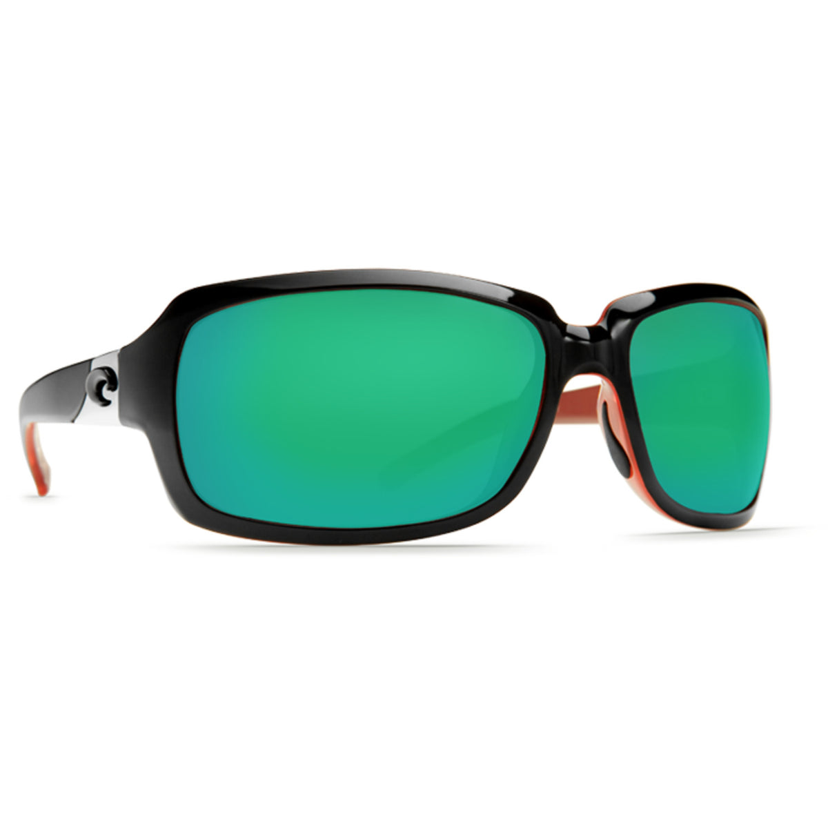 Costa-Del-Mar-Isabela-580G-Polarized-Sunglasses-Black-Coral-Frame-Angle