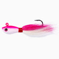 Dark Matter John Skinner Fixed Hook Fluke Bucktails Pink White