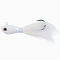 Dark Matter John Skinner Fixed Hook Fluke Bucktails White