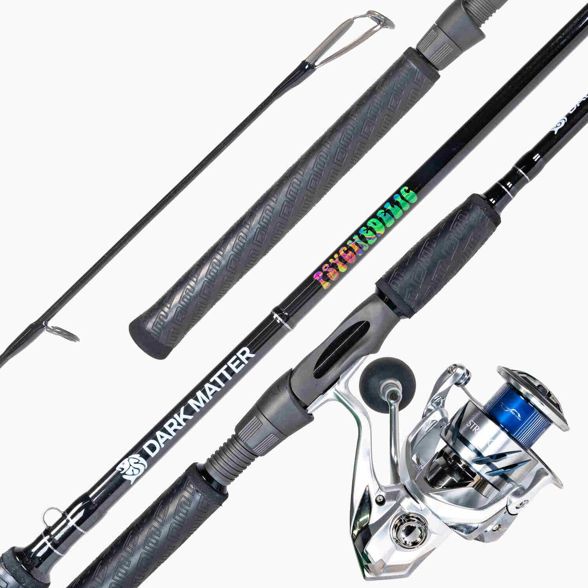 Striped Bass Casting and Jigging Combo – Most Popular - 7'0" Spinning Black