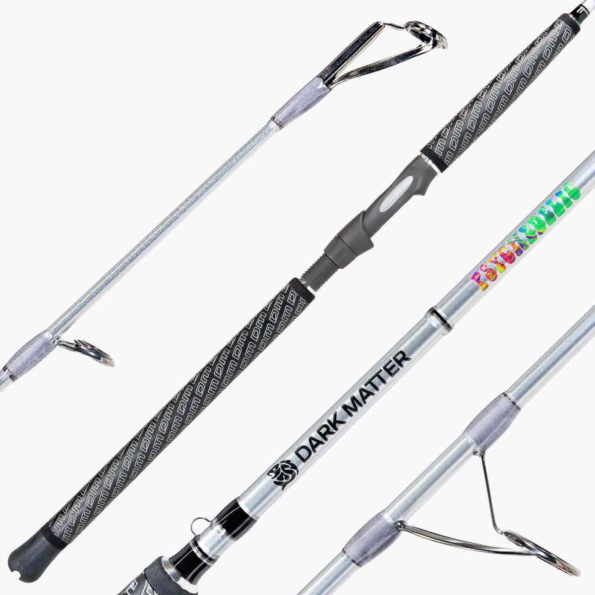 Dark Matter Psychedelic Inshore Spinning Rods Heavy Silver
