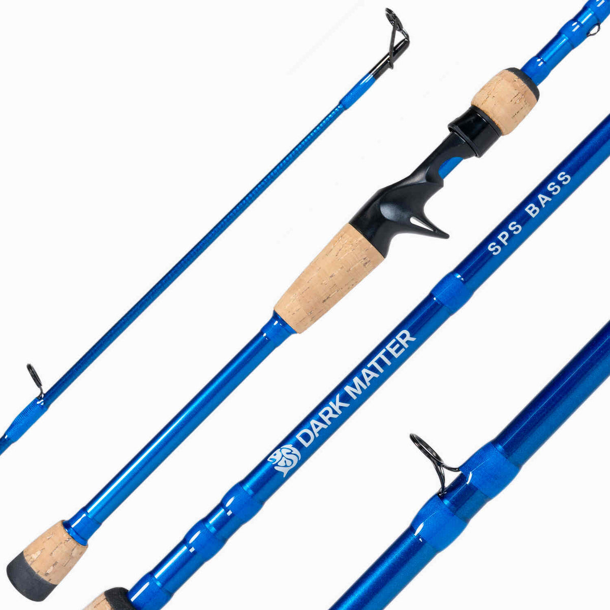 Dark Matter SPS Bass Casting Rods Blue