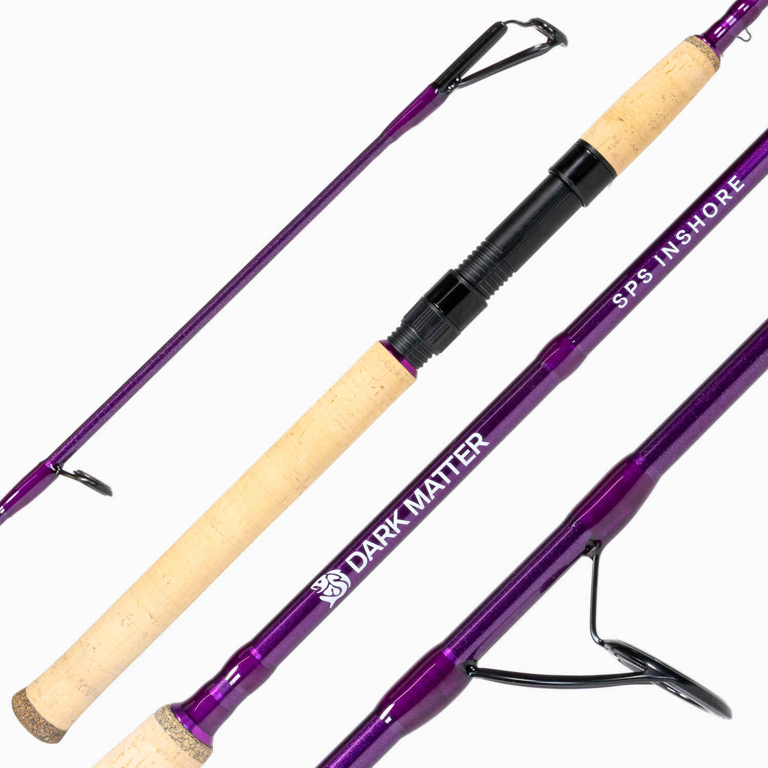 Dark Matter SPS Inshore Spinning Rods Purple MH