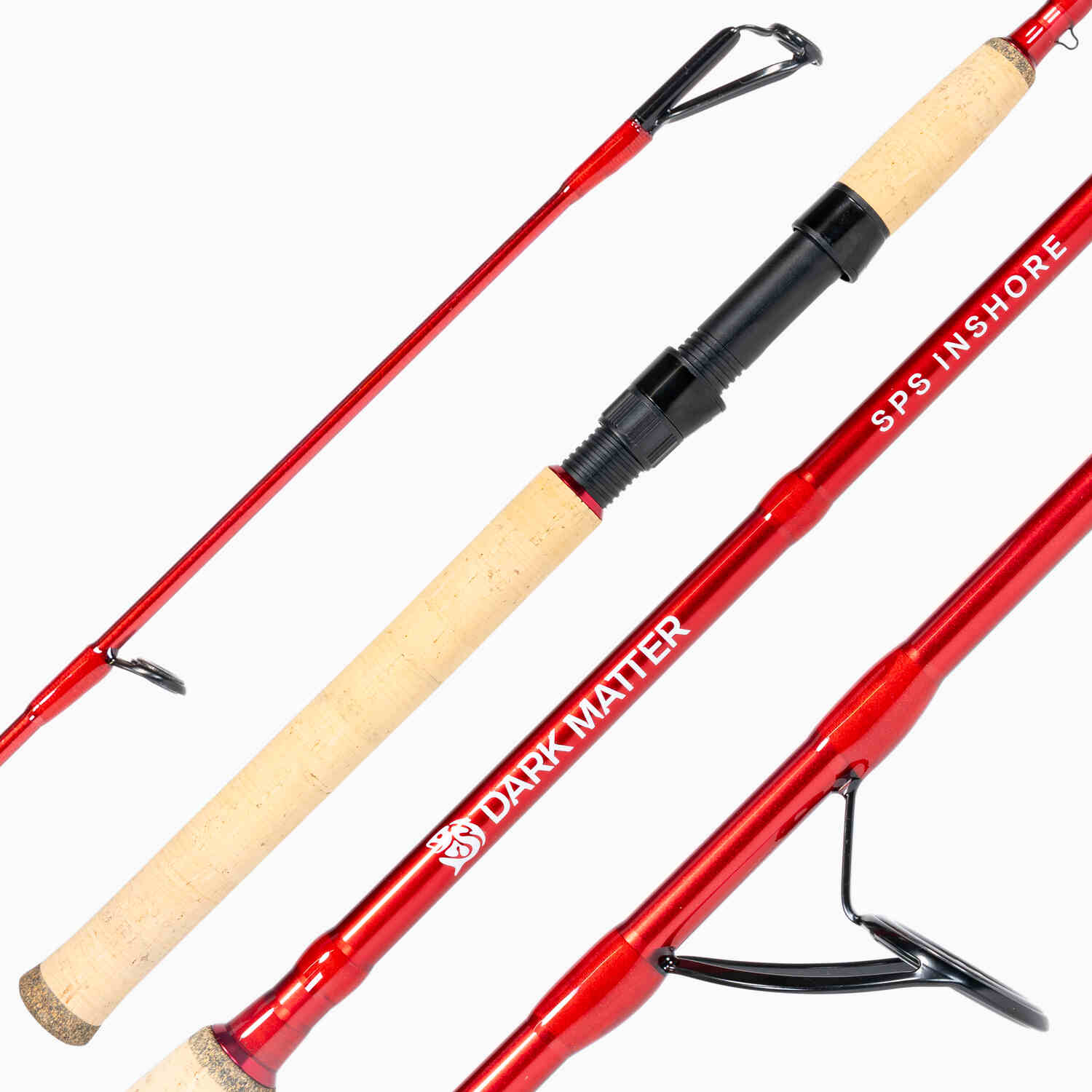 Dark Matter SPS Inshore Spinning Rods Red MH
