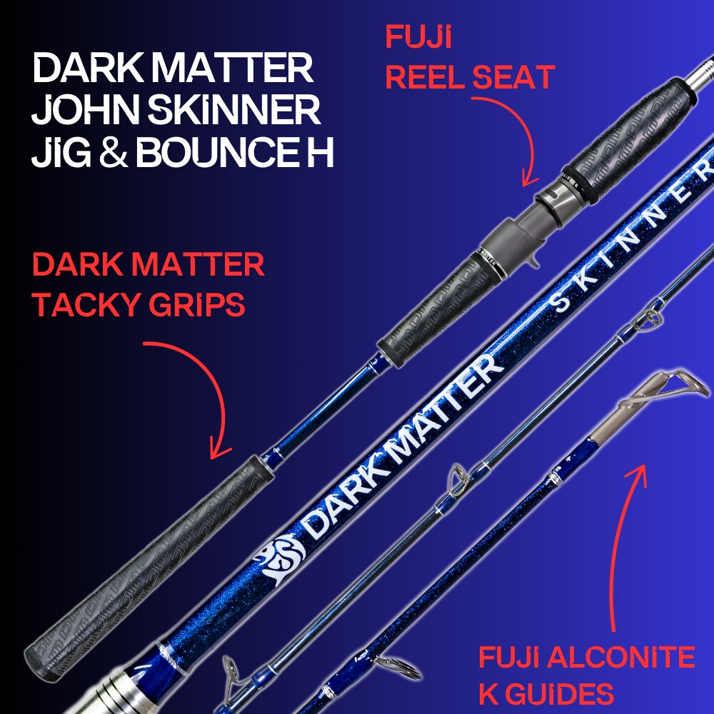 Dark Matter John Skinner Jig and Bounce Casting Rods