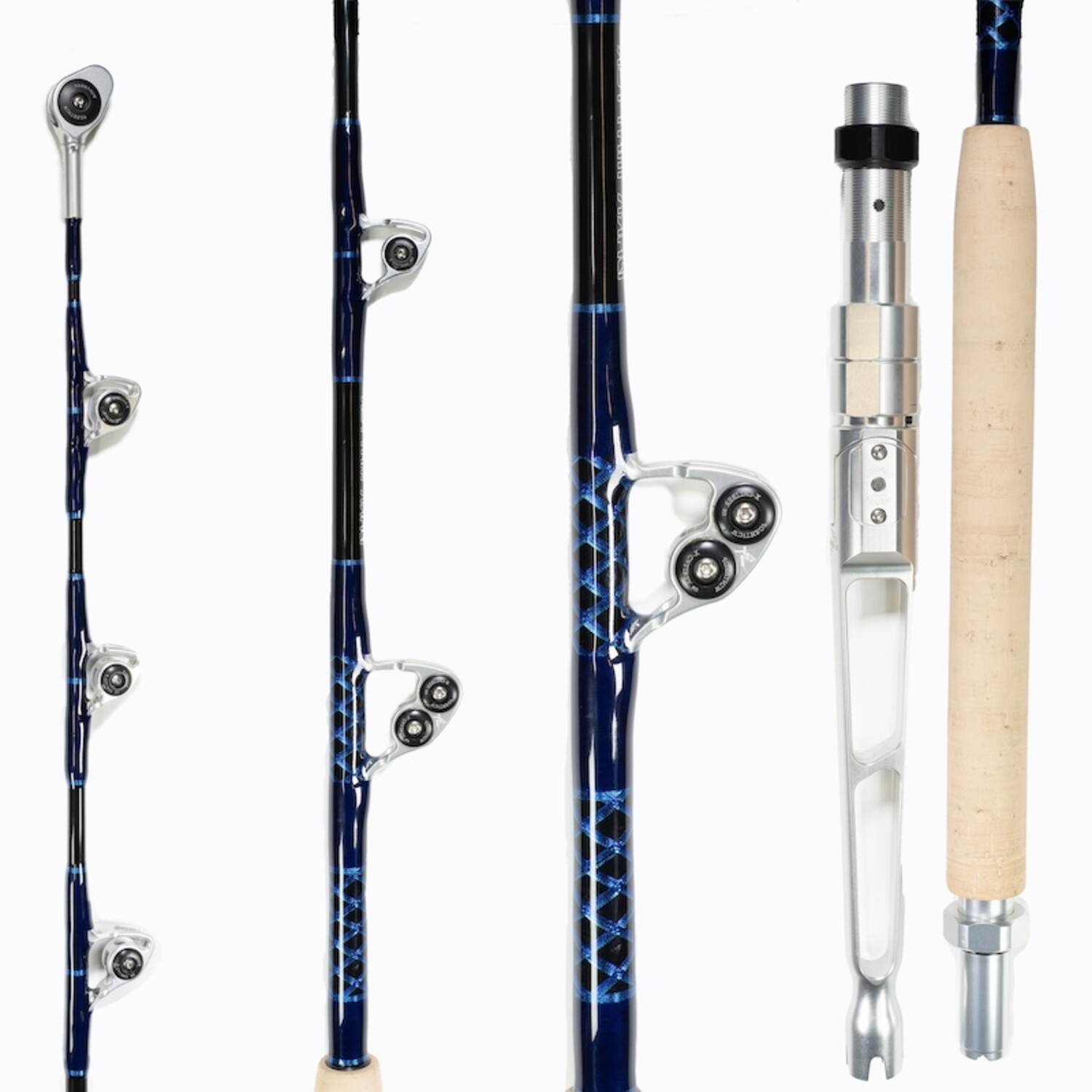 dark blue fishing rod color combos Dark Matter Custom Standup Rods