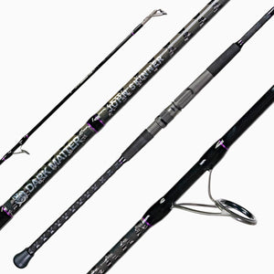 baitcaster surf rod Elite Rods - 8'8'' Medium it can perform with power and grace when float fishing medium to fast current Carbon Surf Fishing Combo