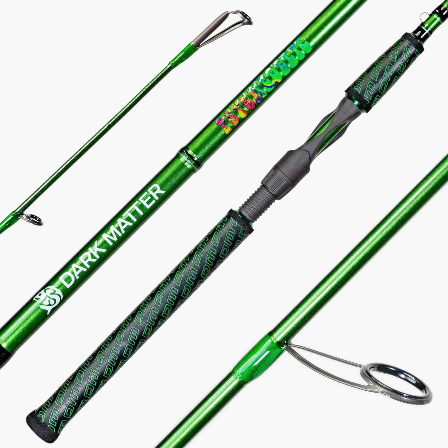 custom inshore fishing rods Dark Matter Psychedelic Inshore Spinning Rods