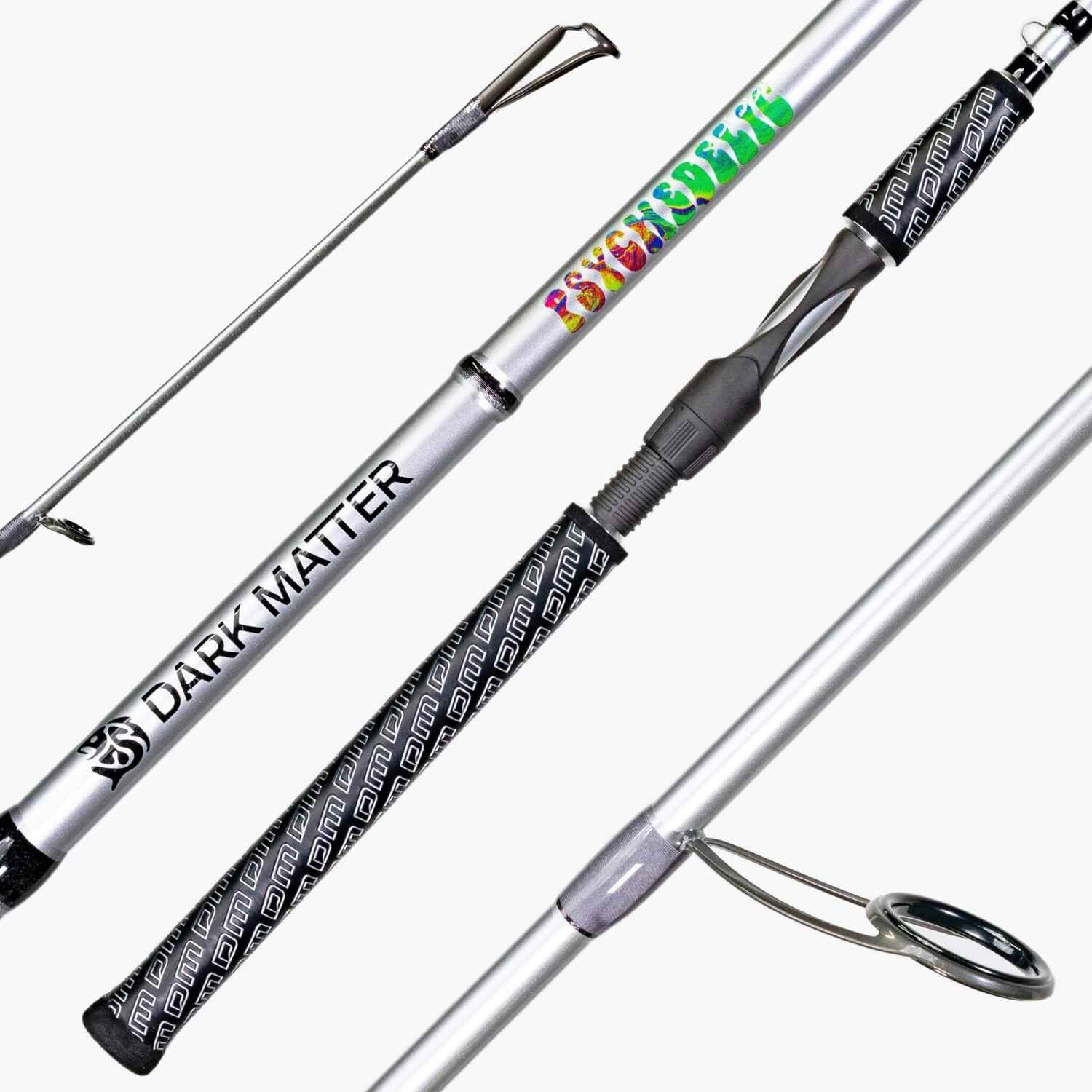 dark iron fishing pole Dark Matter Psychedelic Inshore Spinning Rods