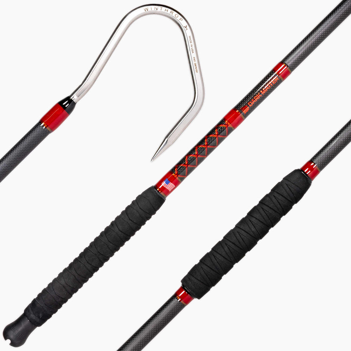 Dark Matter Custom Carbon Fiber Winthrop Gaff Red Fade