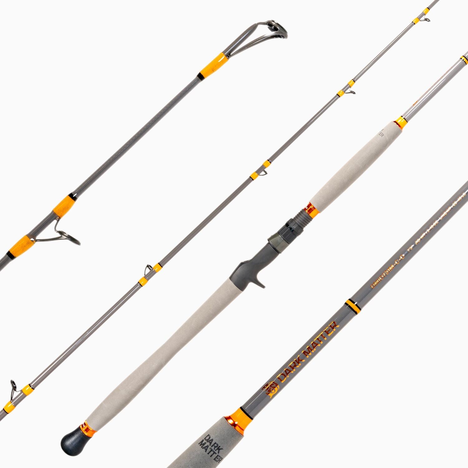 Dark Matter IO Casting Rods IO731M-C / Battleship Gray/Orange