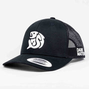 DarkMatterPrestigeTruckerSnapbackHatBlackFront_BLK