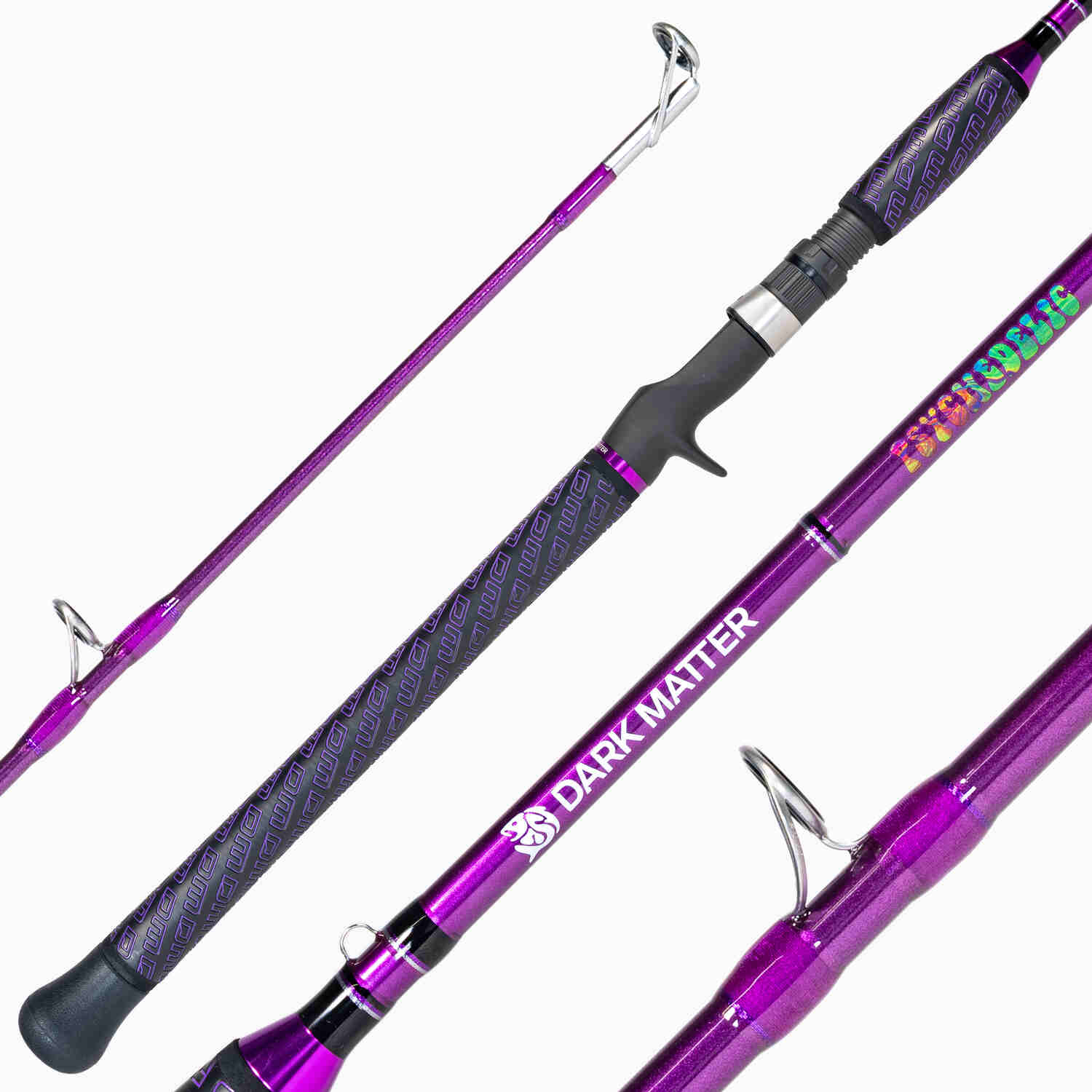 baitcast rods Dark Matter Psychedelic Casting Rods