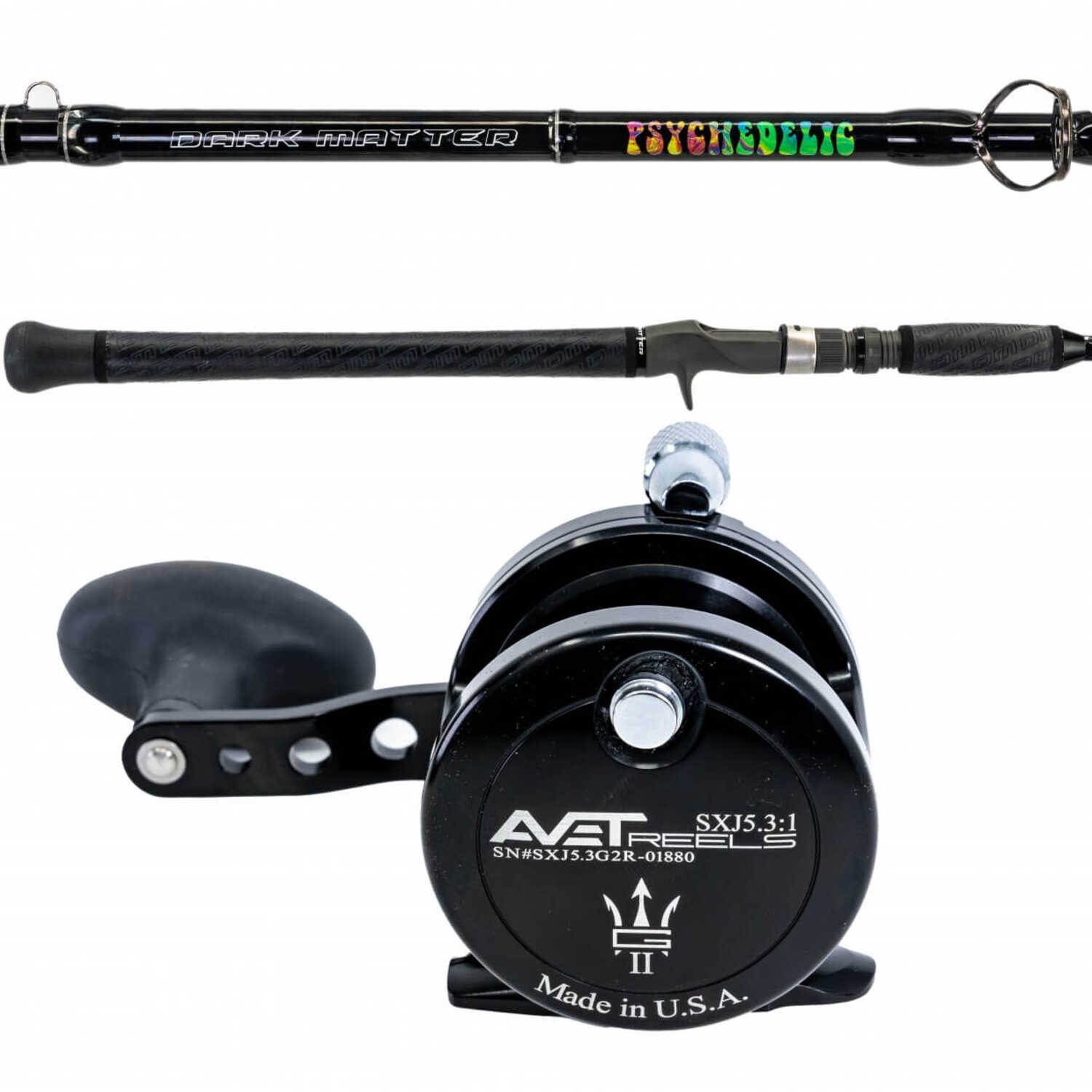 avet fishing pole Dark Matter Psychedelic Avet Combos