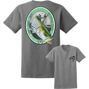 David Dunleavy Last Cast Striped Bass Short Sleeve T-Shirt