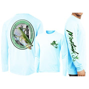 David Dunleavy Montauk Striped Bass Long Sleeve Performance T-Shirt