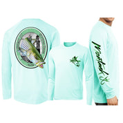 David Dunleavy Montauk Striped Bass Long Sleeve Performance T-Shirt