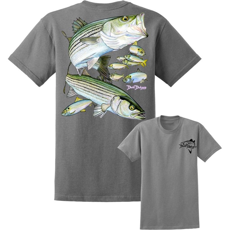 David Dunleavy Striped Bass Short Sleeve T-Shirt