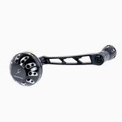 Gomexus 70mm Aluminum Spinning Reel Handle Black Silver