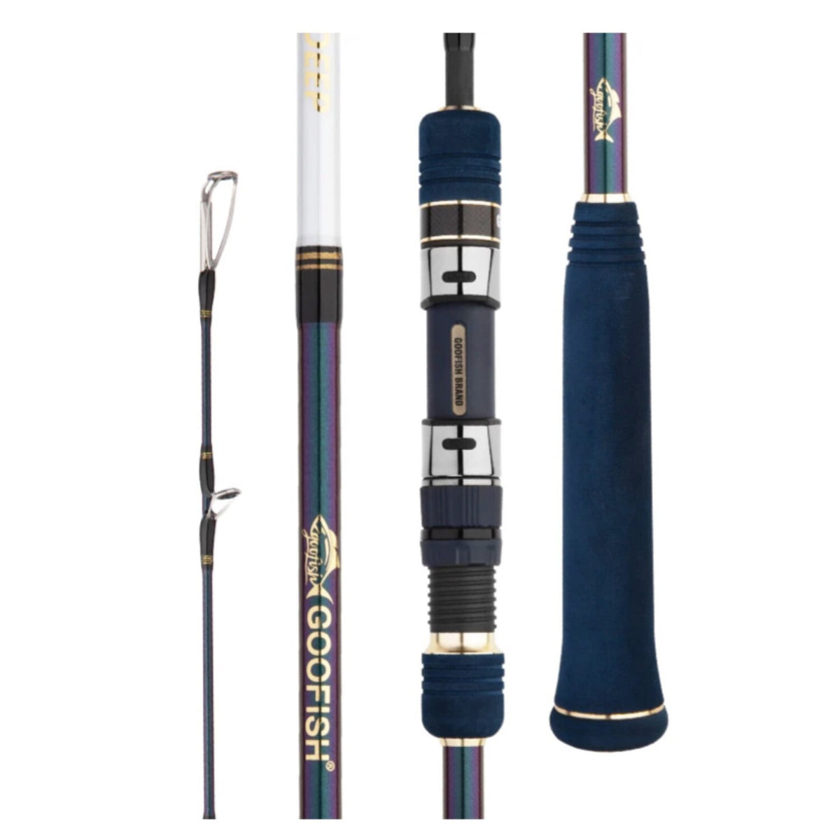 chasing monsters fishing rod and reel Jigging World Black Demon Rods JW-BD7.5M themed casting plug and bold design bring the thrill of the arena to every cast Goofish Monster Deep Jigging Casting