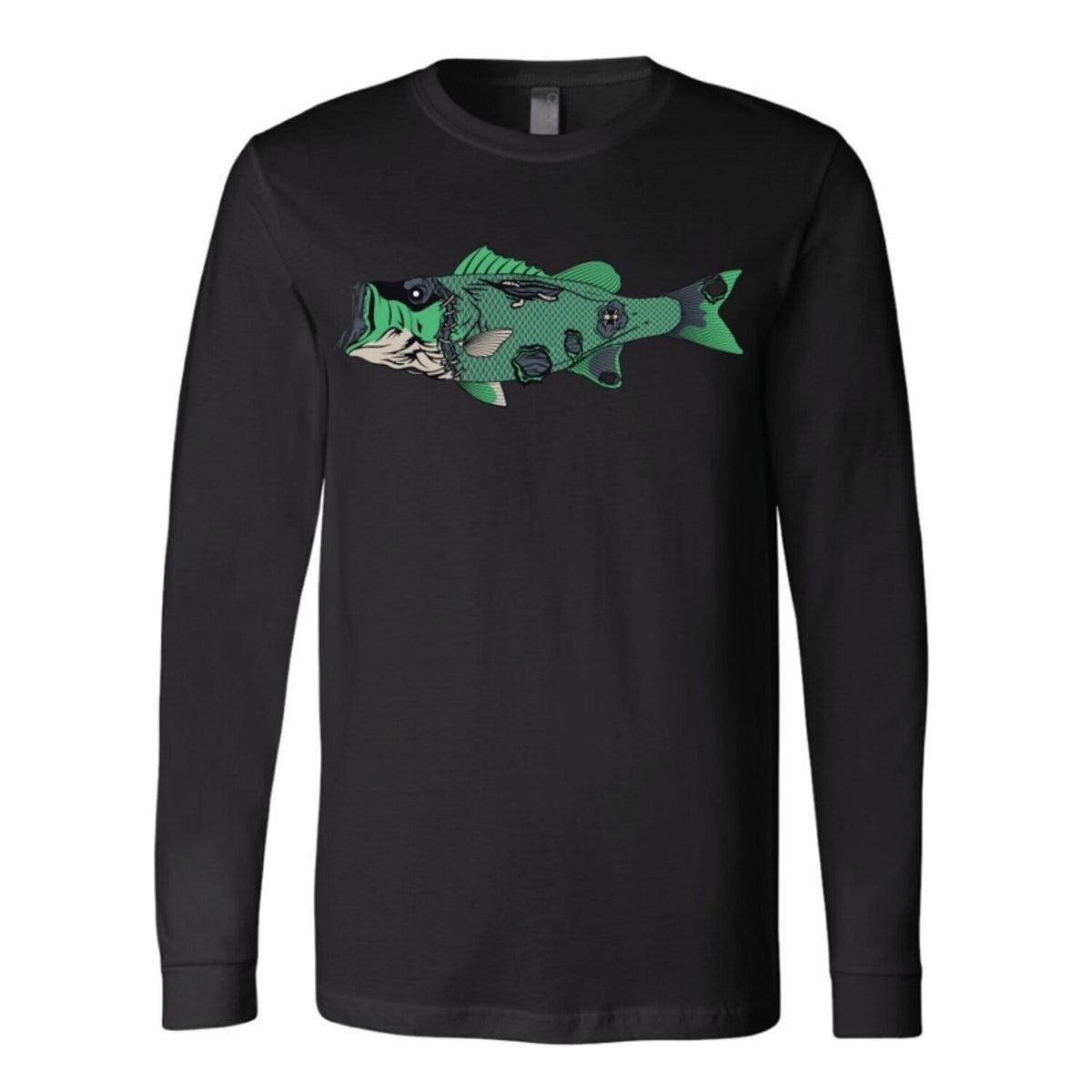 JH-Tackle-Zombie-Largemouth-Bass-Long-Sleeve-T-Shirt-Front_1