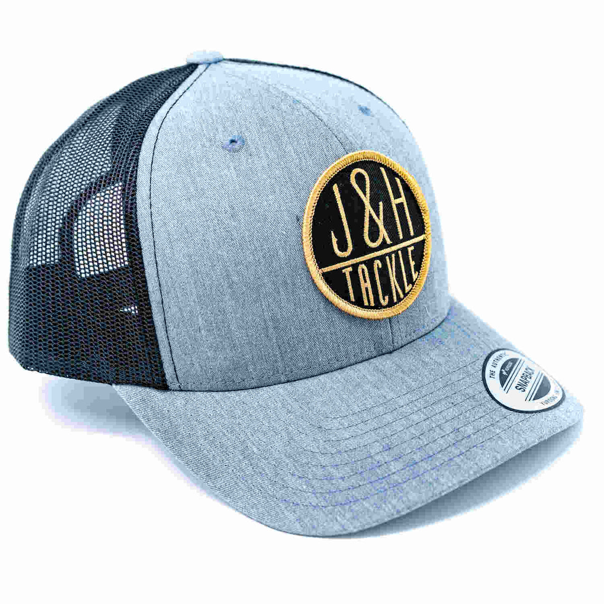 J_H_Tackle_Timeless_Trucker_Snapback_gray-black