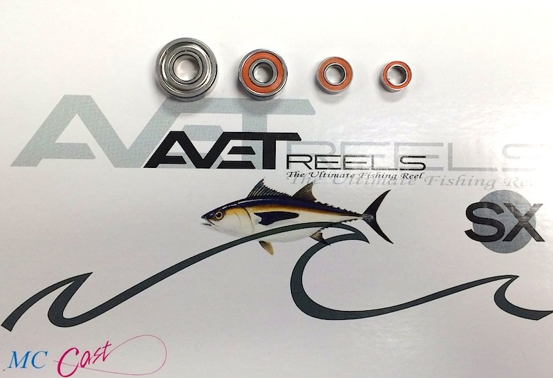 J&H Tackle Sealed ABEC-7 Ceramic Ball Bearing Upgrade Kit For Avet SXJ-SX-MXJ-MXL