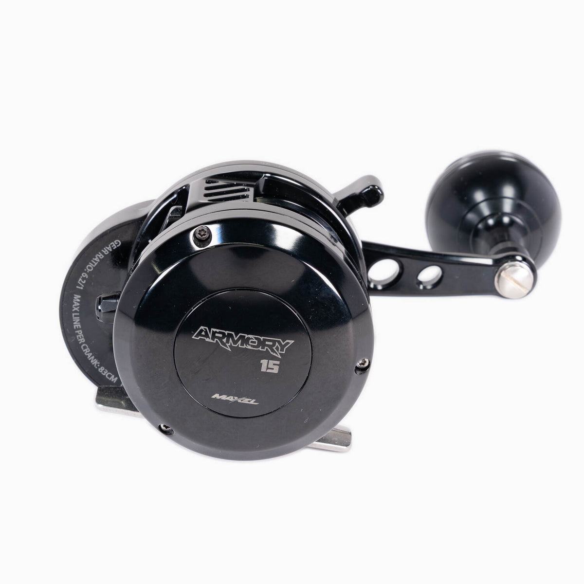 Maxel Armory Lever Drag Reel Black Sideplate