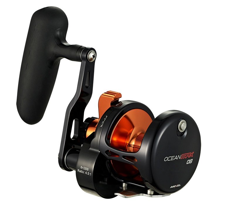 Maxel Ocean Max Lever Dual Drag Single-Speed Jigging Reels