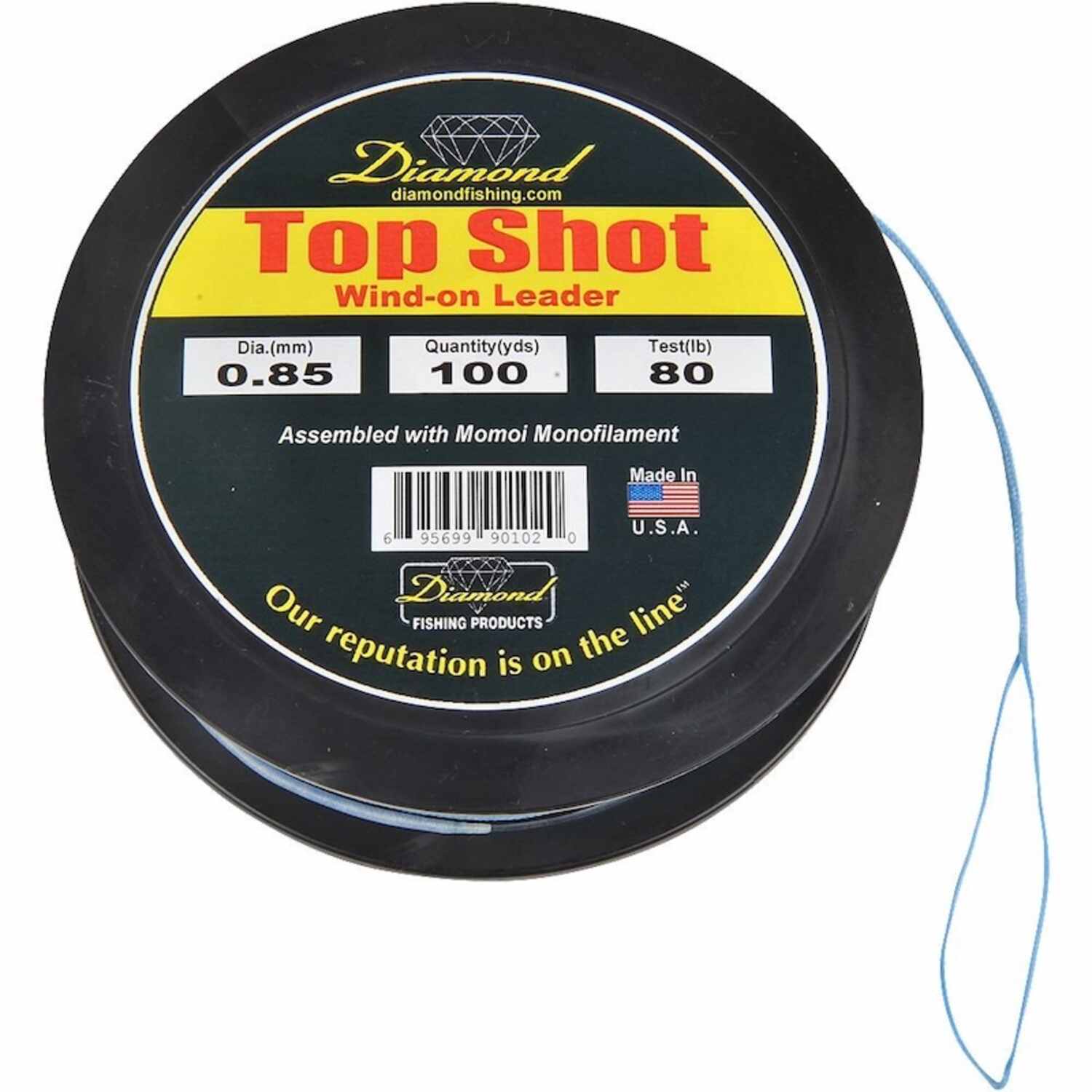 Momoi Diamond Mono Top Shot Wind-On Leader - J&H Tackle