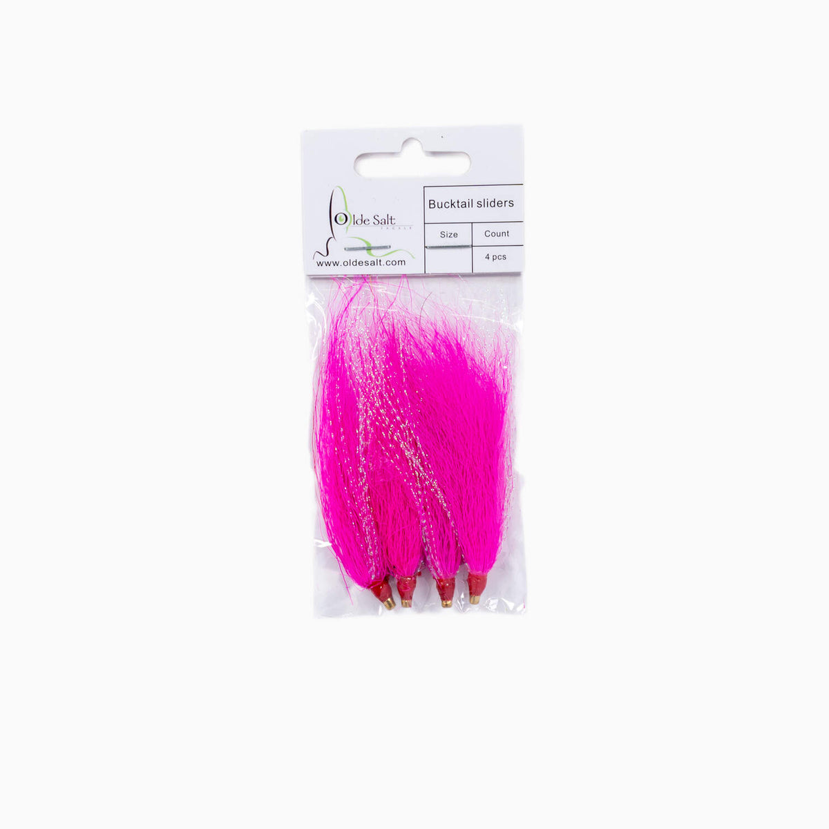 Olde Salt Bucktail Sliders Pink