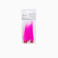 Olde Salt Bucktail Sliders Pink White