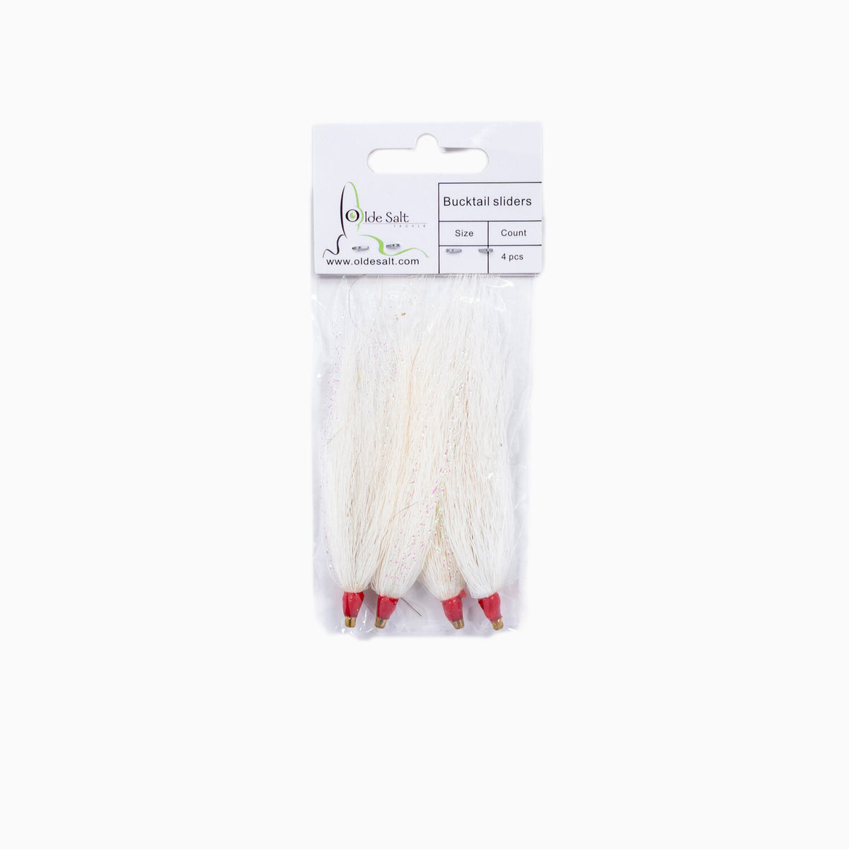 Olde Salt Bucktail Sliders White